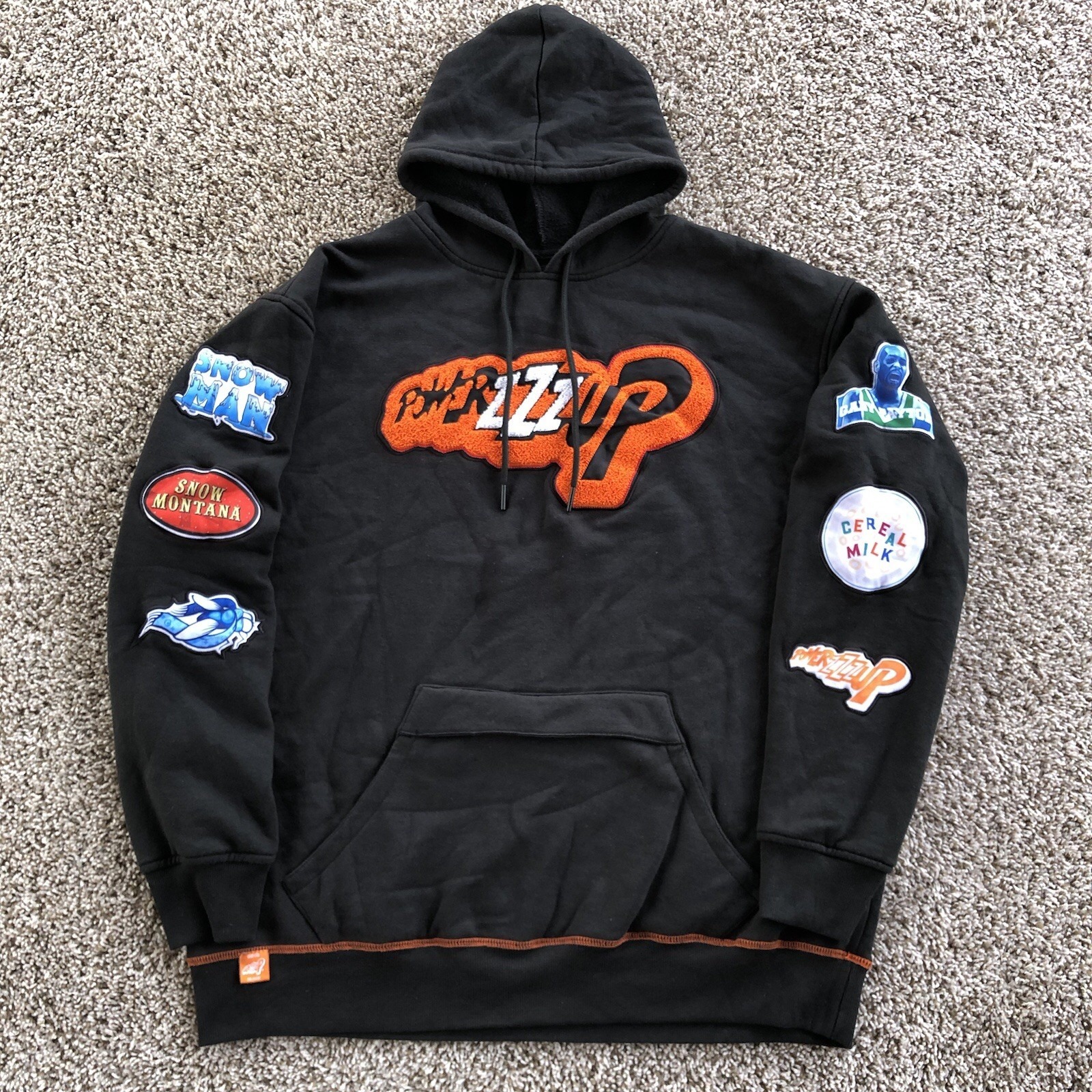Cookies Powerzzzup Limited Release Hoodie Mens Size 2xl Gary Payton Patchwork
